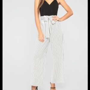 See The Sights Stripe Jumpsuit